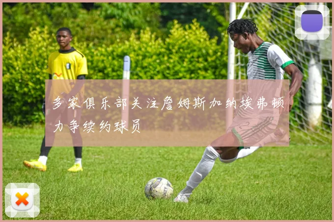 多家俱乐部关注詹姆斯加纳埃弗顿力争续约球员
